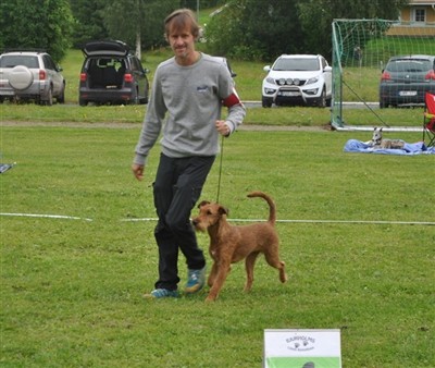 Peggy och husse Johan i ringen